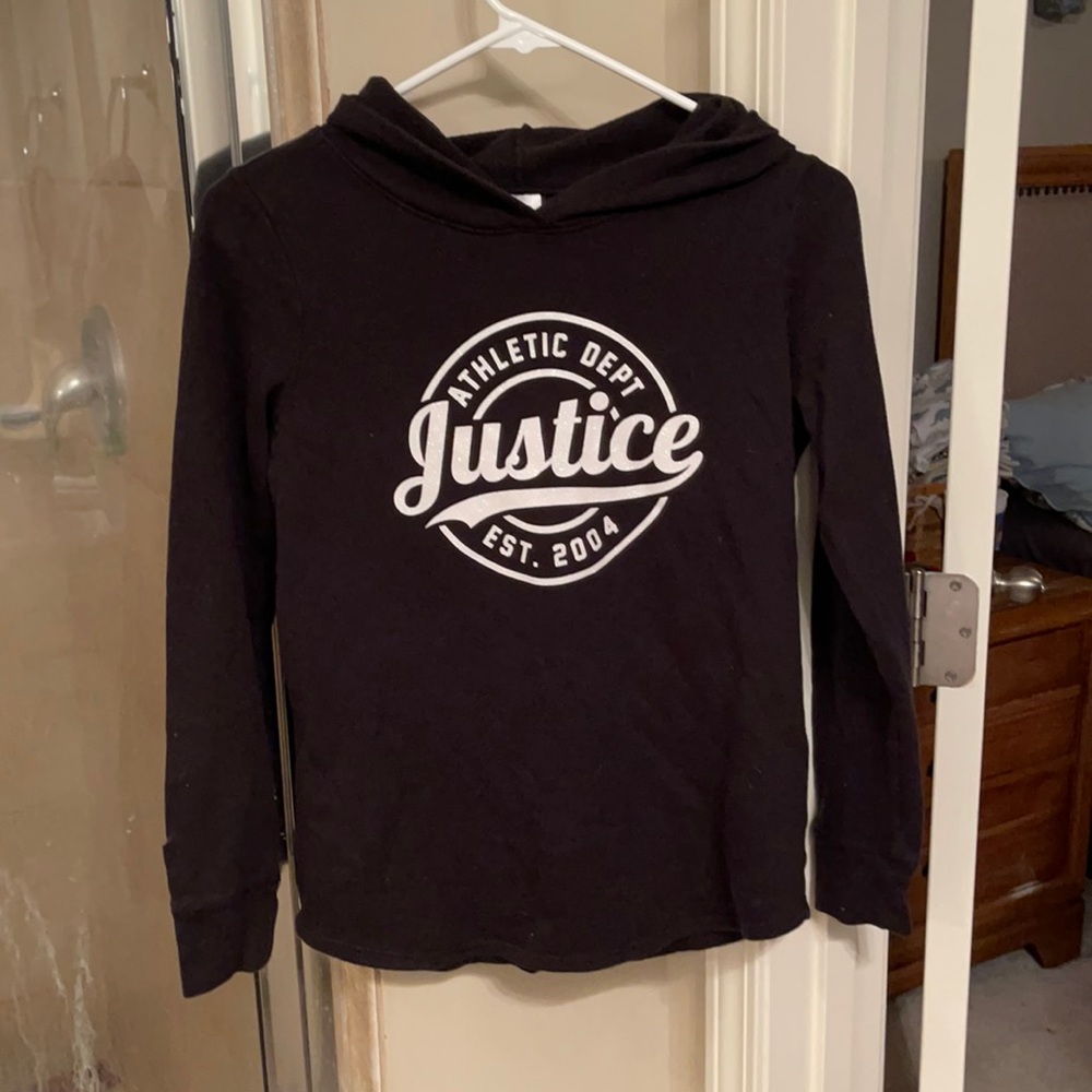 Girls Justice black hoodie